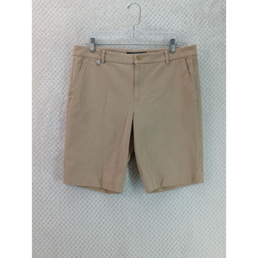 Lauren Ralph Lauren Women's 12 Tan Stretch Flat Front Casual Shorts
